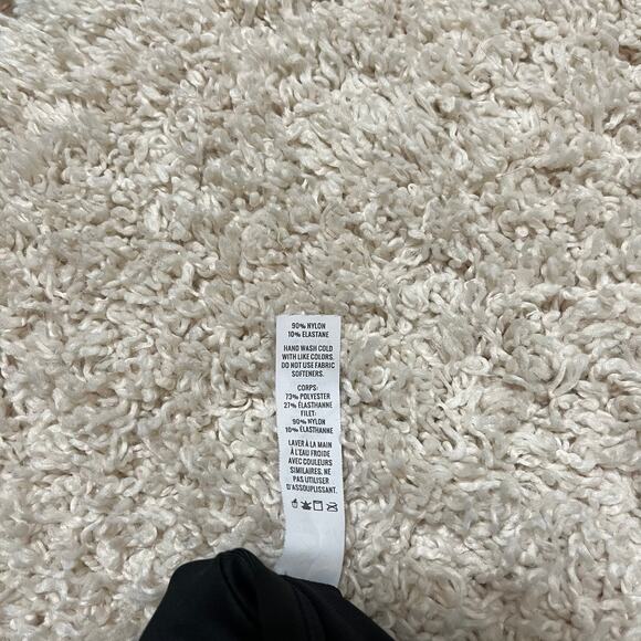 Offline by Aerie XS Black Mesh Halter Wireless Extensible Y-Strap Sports Bra - Picture 6 of 6